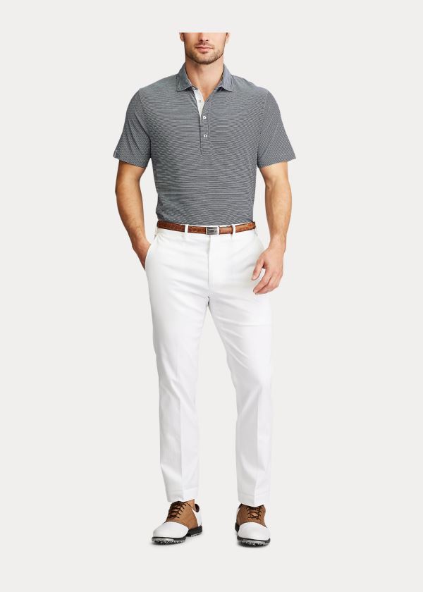 Ralph Lauren Classic Fit Stretch Lisle Polo Herre Danmark (XLOCF8156)